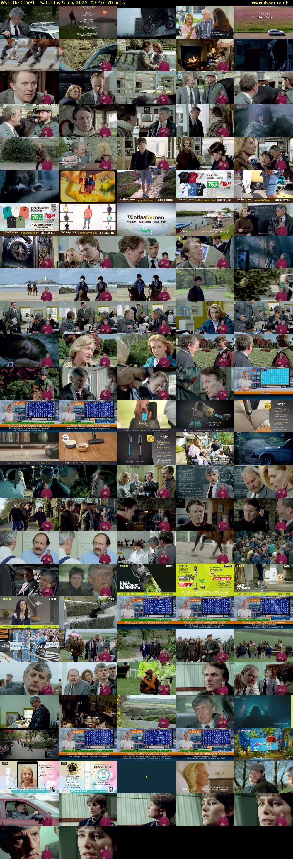 Wycliffe (ITV3) Saturday 5 July 2025 07:40 - 08:50