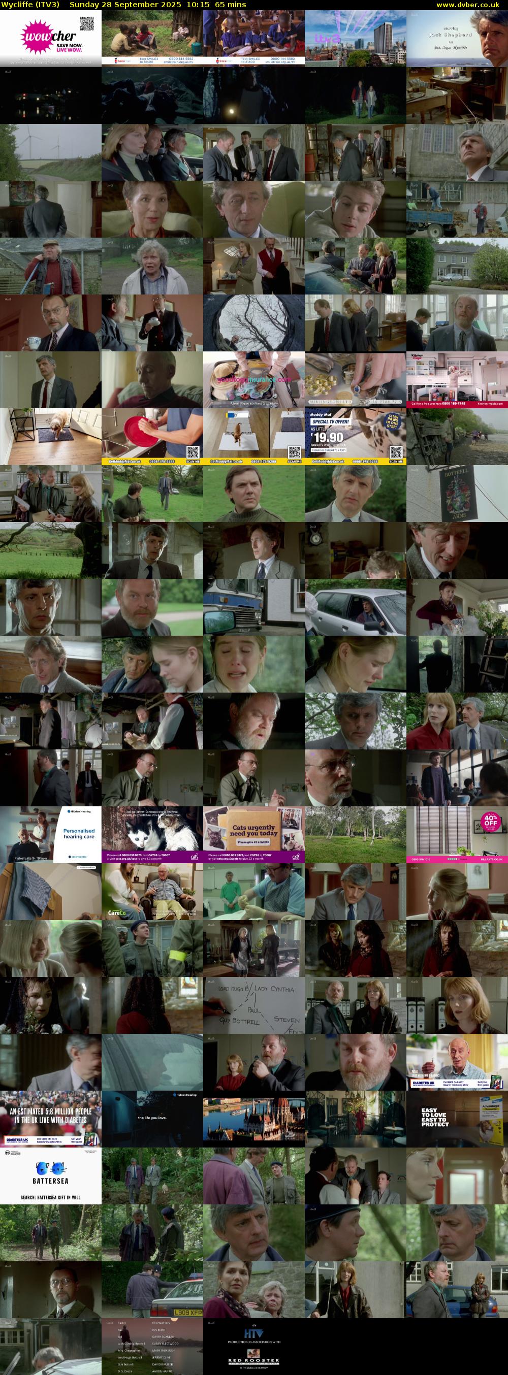 Wycliffe (ITV3) Sunday 28 September 2025 10:15 - 11:20