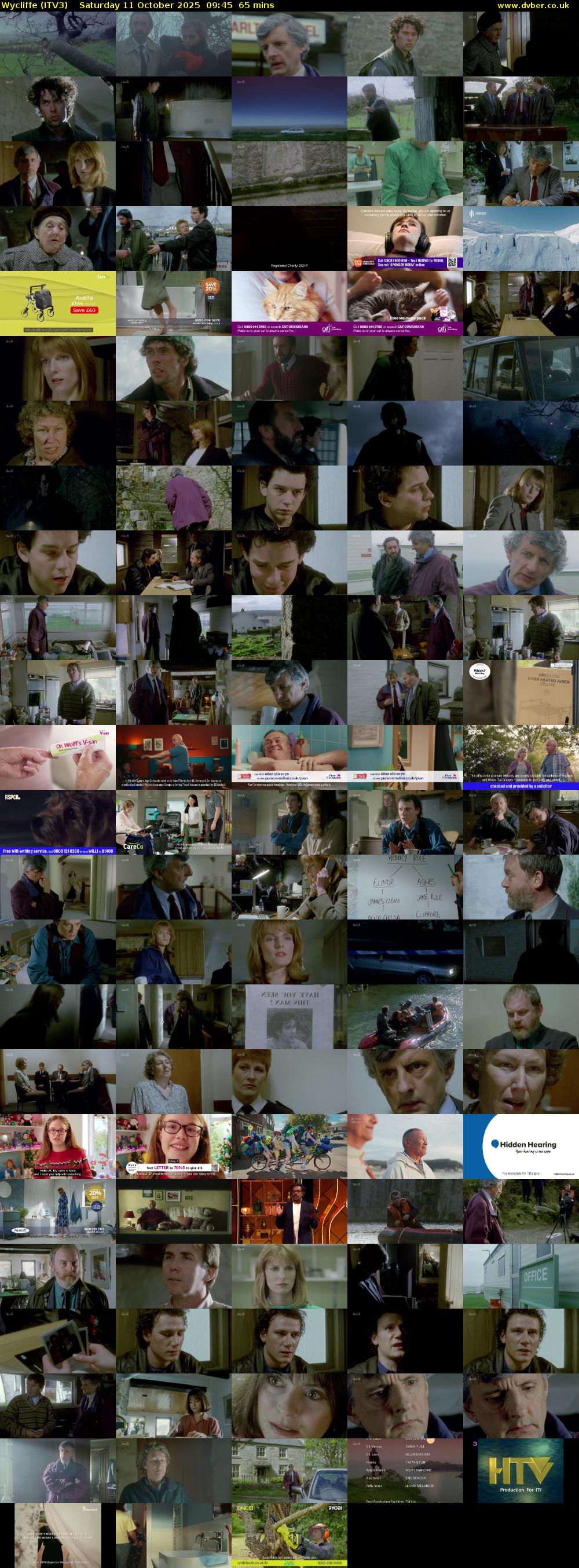 Wycliffe (ITV3) Saturday 11 October 2025 09:45 - 10:50
