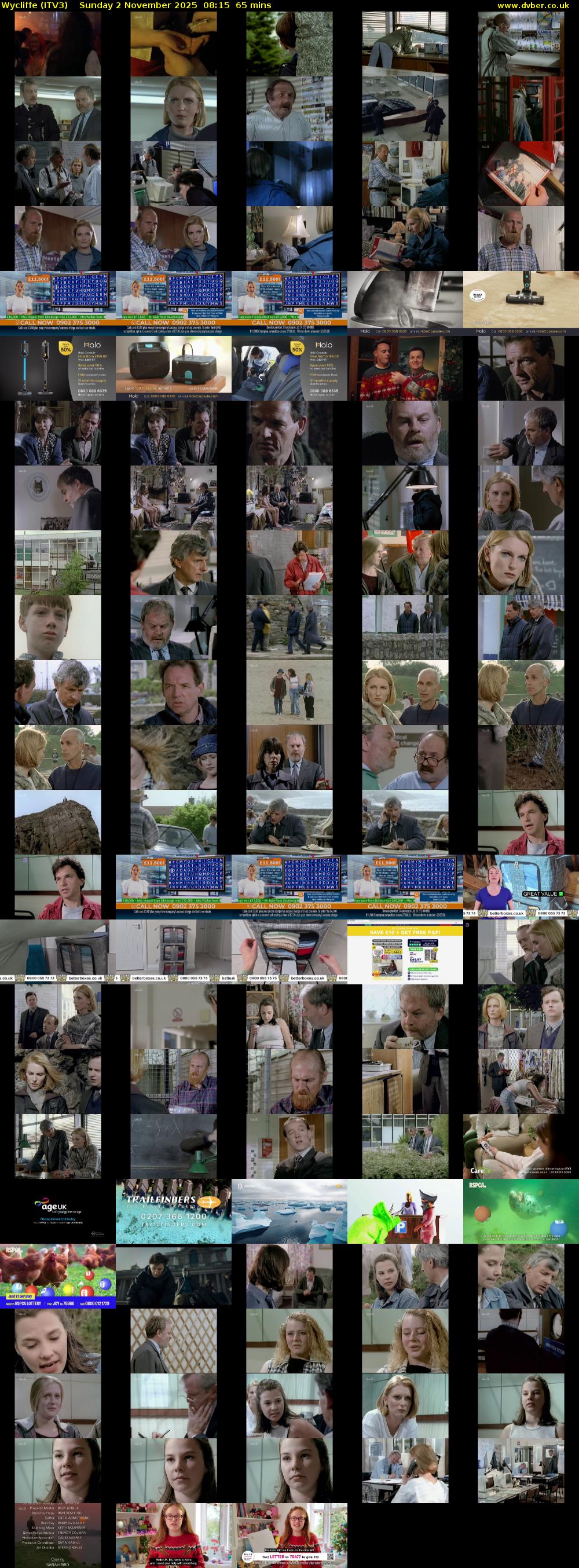 Wycliffe (ITV3) Sunday 2 November 2025 08:15 - 09:20