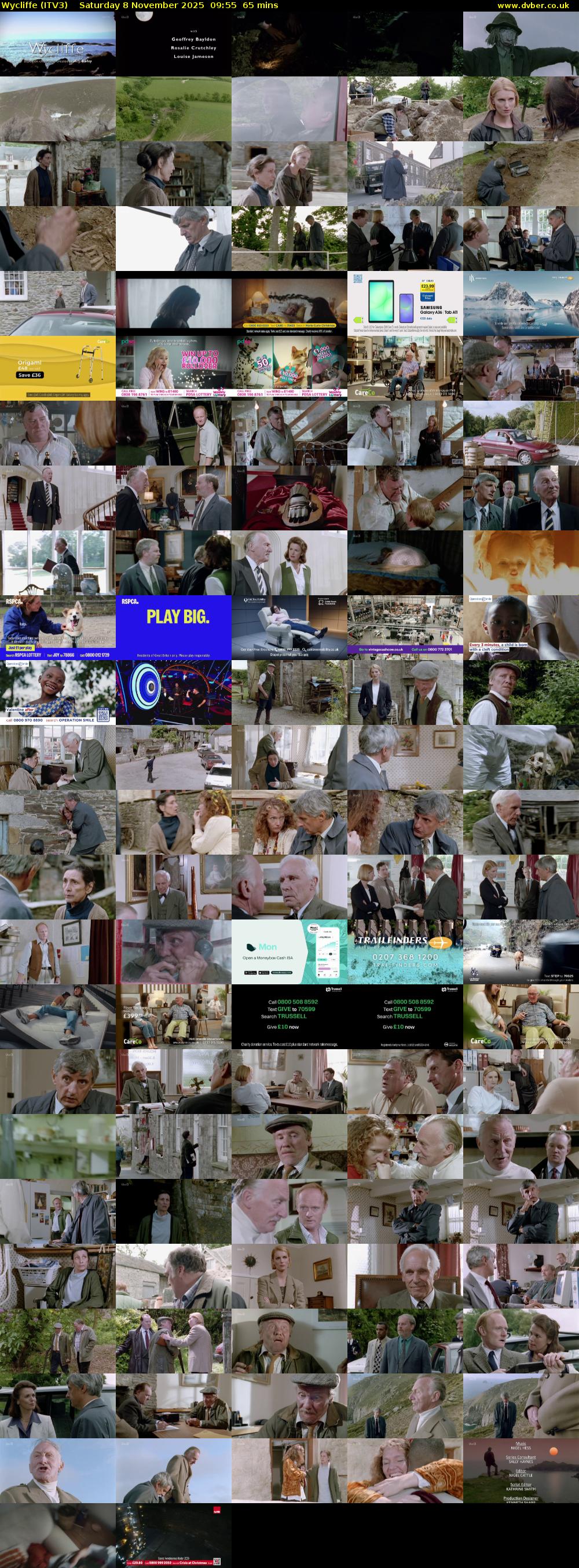 Wycliffe (ITV3) Saturday 8 November 2025 09:55 - 11:00