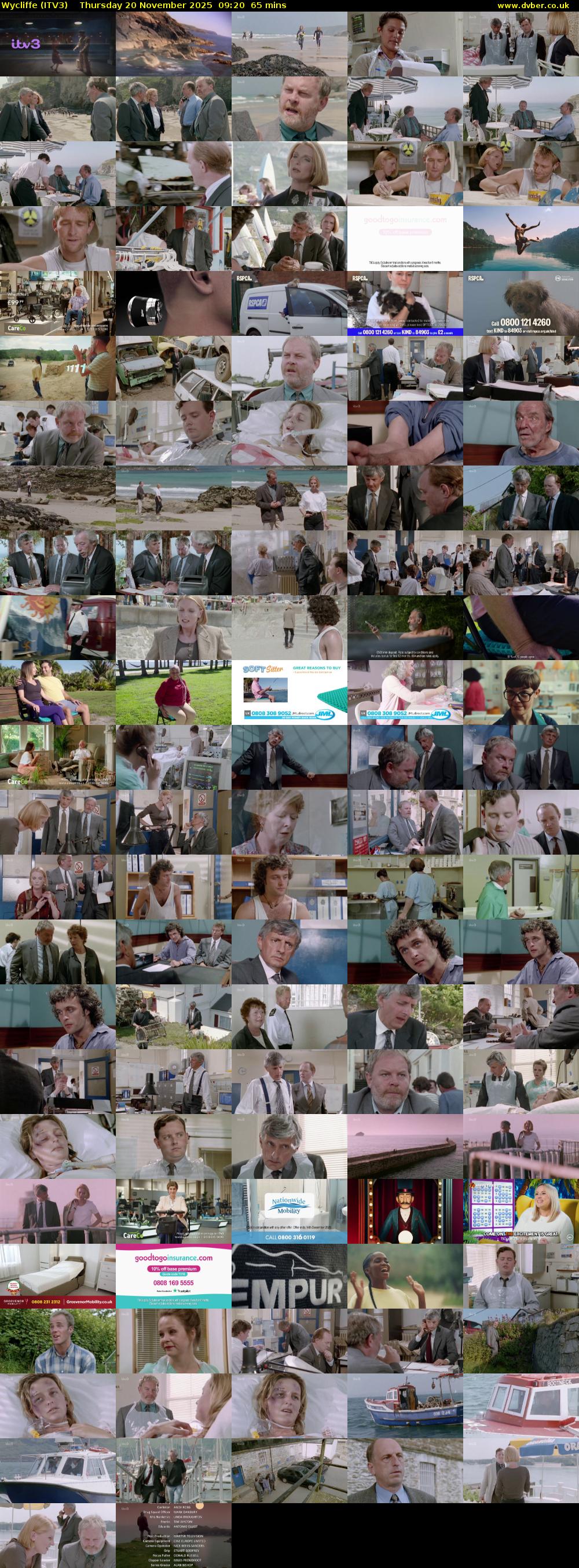 Wycliffe (ITV3) Thursday 20 November 2025 09:20 - 10:25