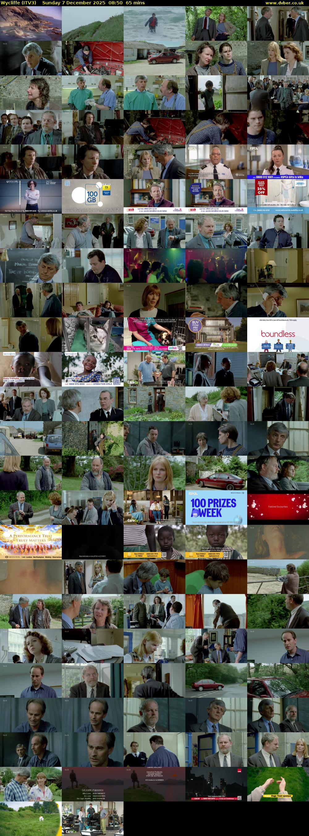 Wycliffe (ITV3) Sunday 7 December 2025 08:50 - 09:55