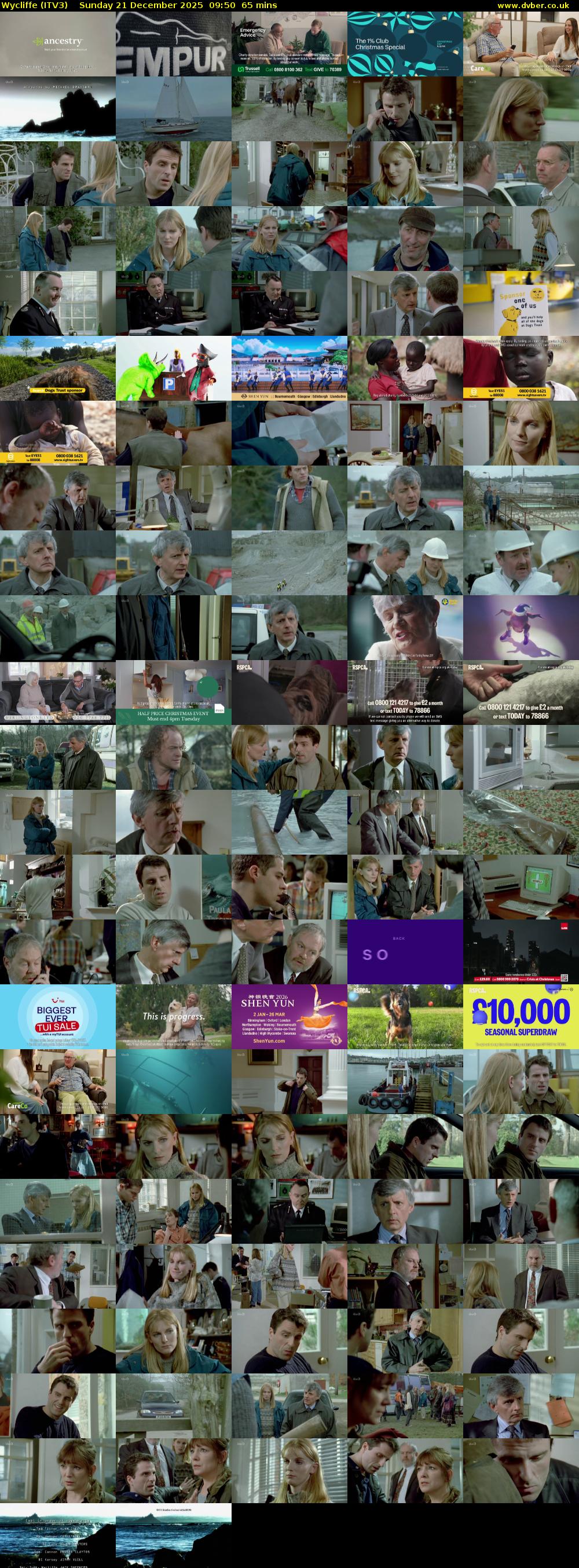 Wycliffe (ITV3) Sunday 21 December 2025 09:50 - 10:55
