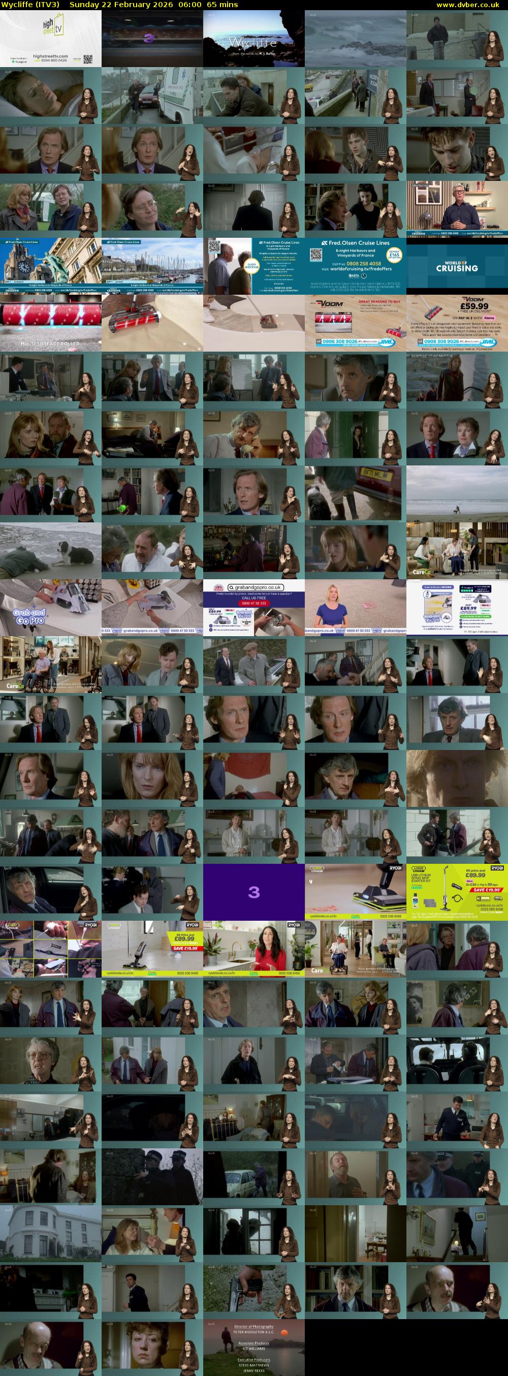 Wycliffe (ITV3) Sunday 22 February 2026 06:00 - 07:05