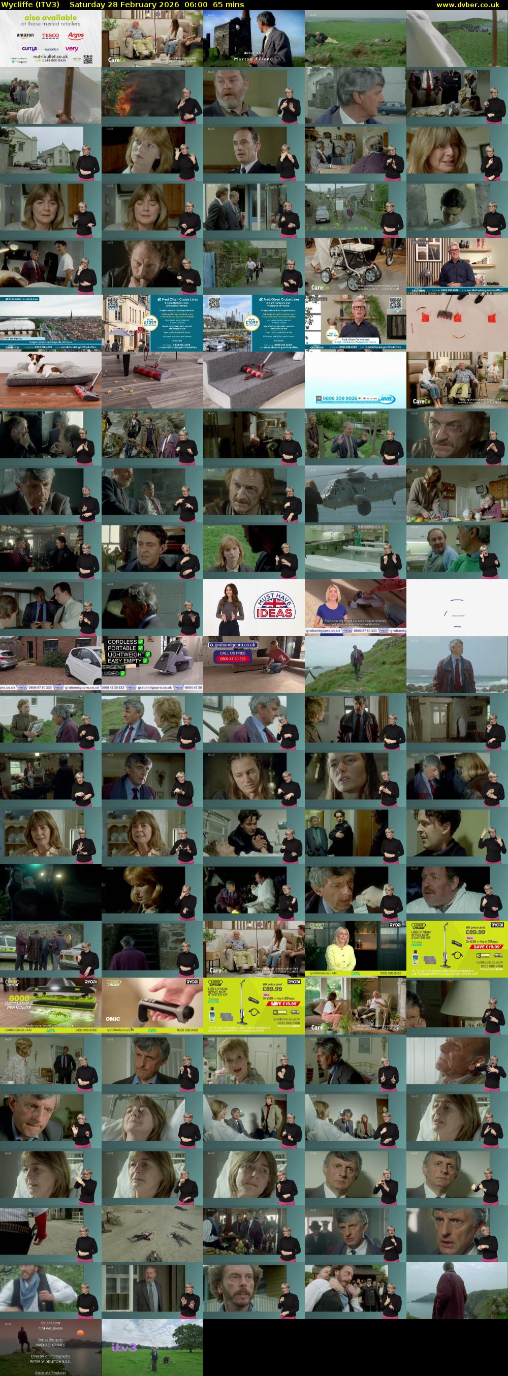 Wycliffe (ITV3) Saturday 28 February 2026 06:00 - 07:05