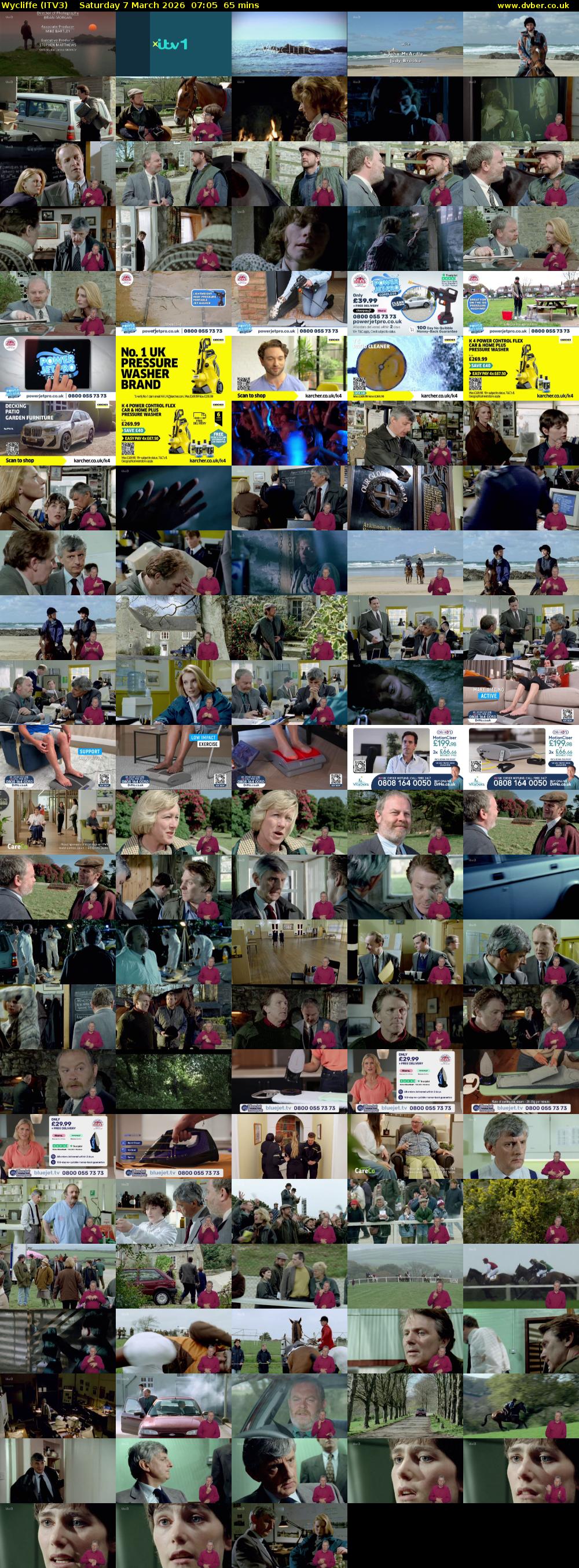 Wycliffe (ITV3) Saturday 7 March 2026 07:05 - 08:10