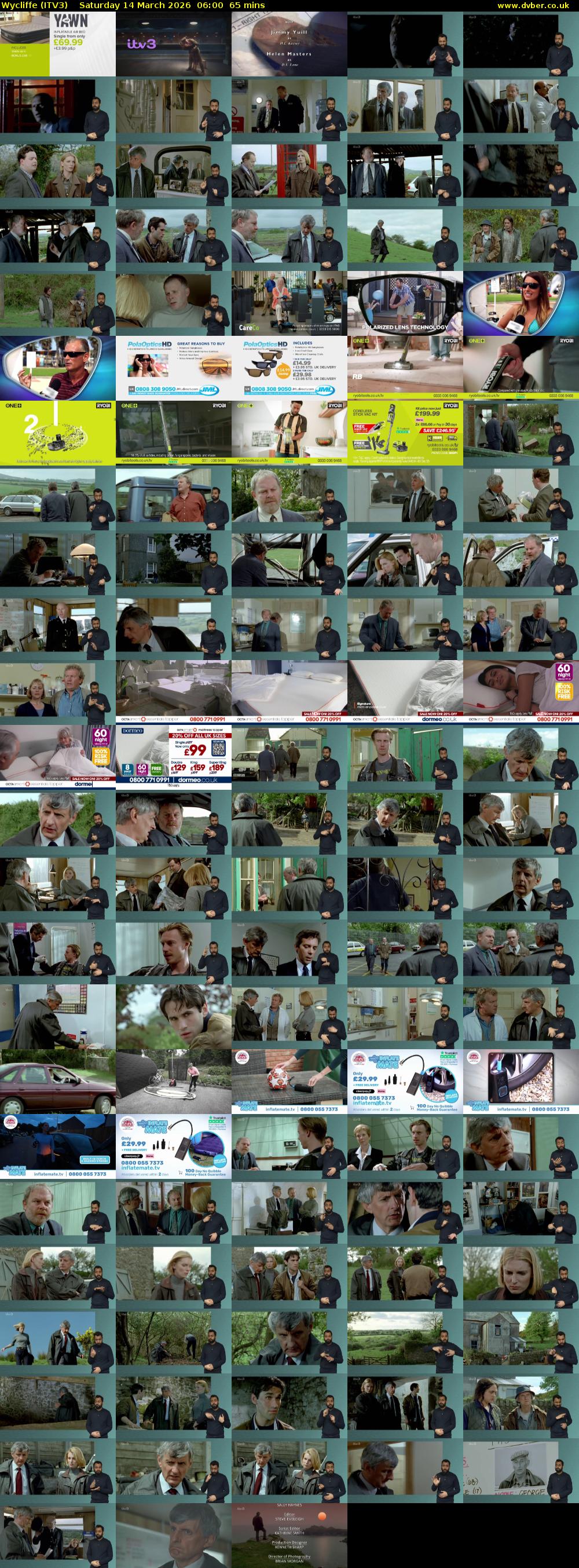 Wycliffe (ITV3) Saturday 14 March 2026 06:00 - 07:05