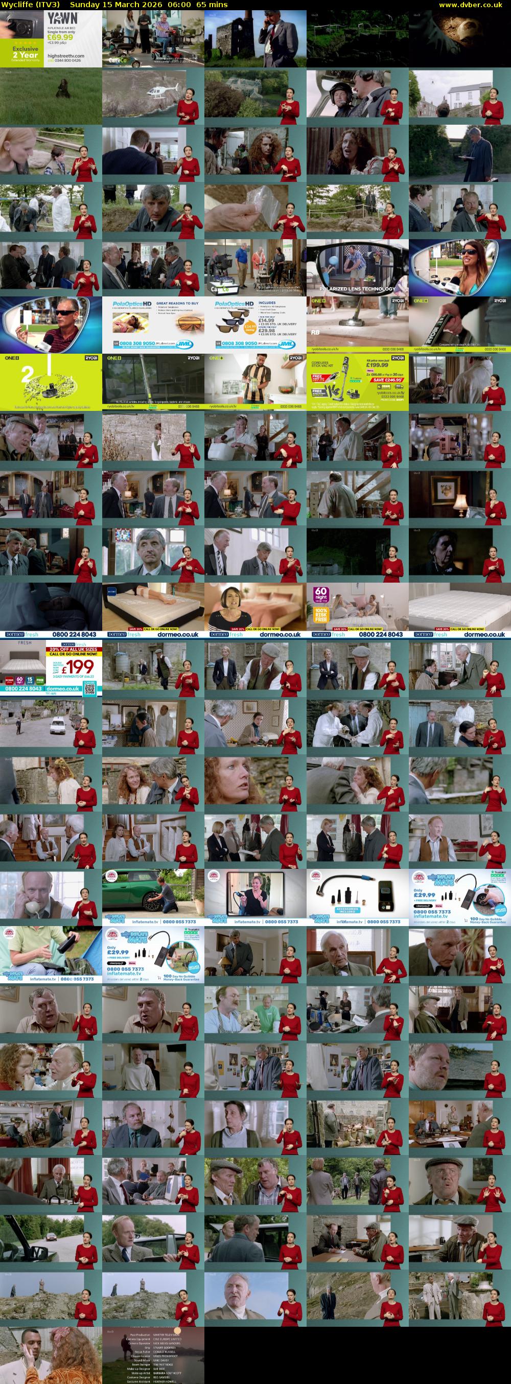 Wycliffe (ITV3) Sunday 15 March 2026 06:00 - 07:05