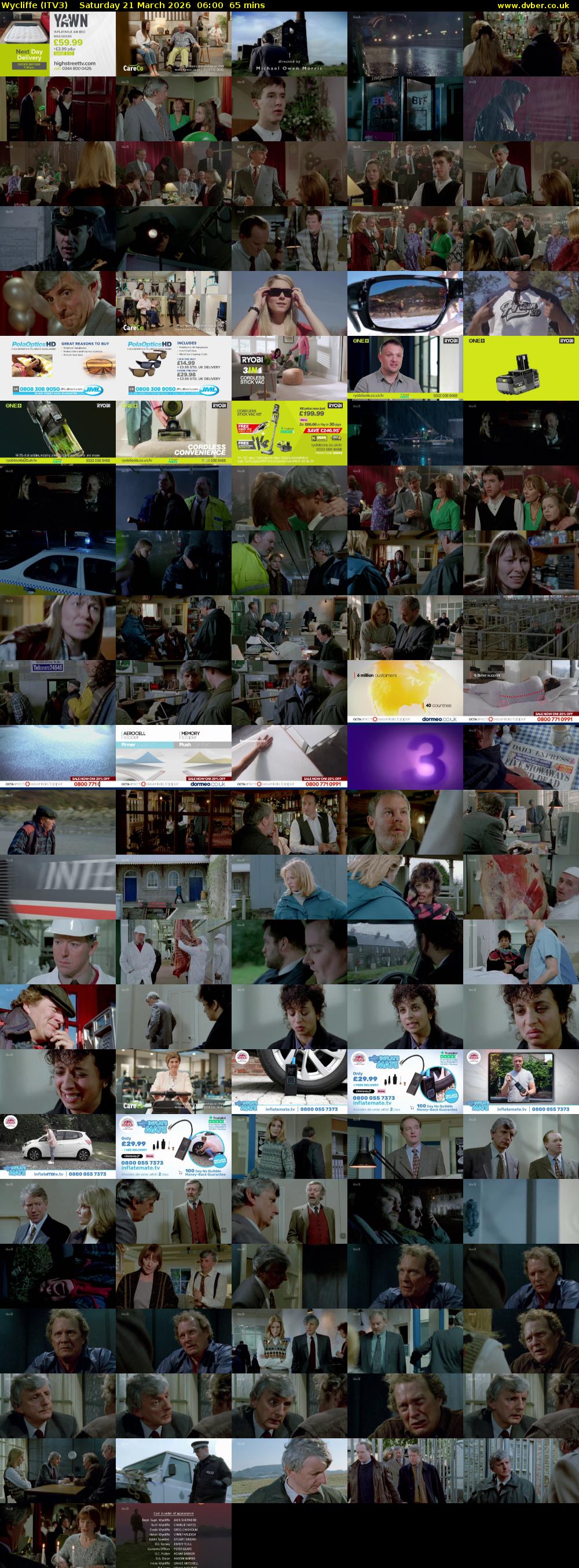 Wycliffe (ITV3) Saturday 21 March 2026 06:00 - 07:05