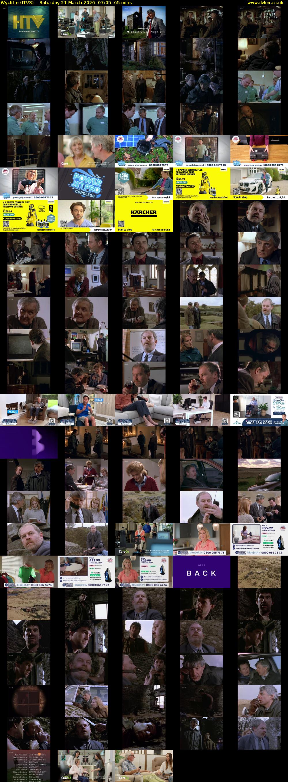 Wycliffe (ITV3) Saturday 21 March 2026 07:05 - 08:10