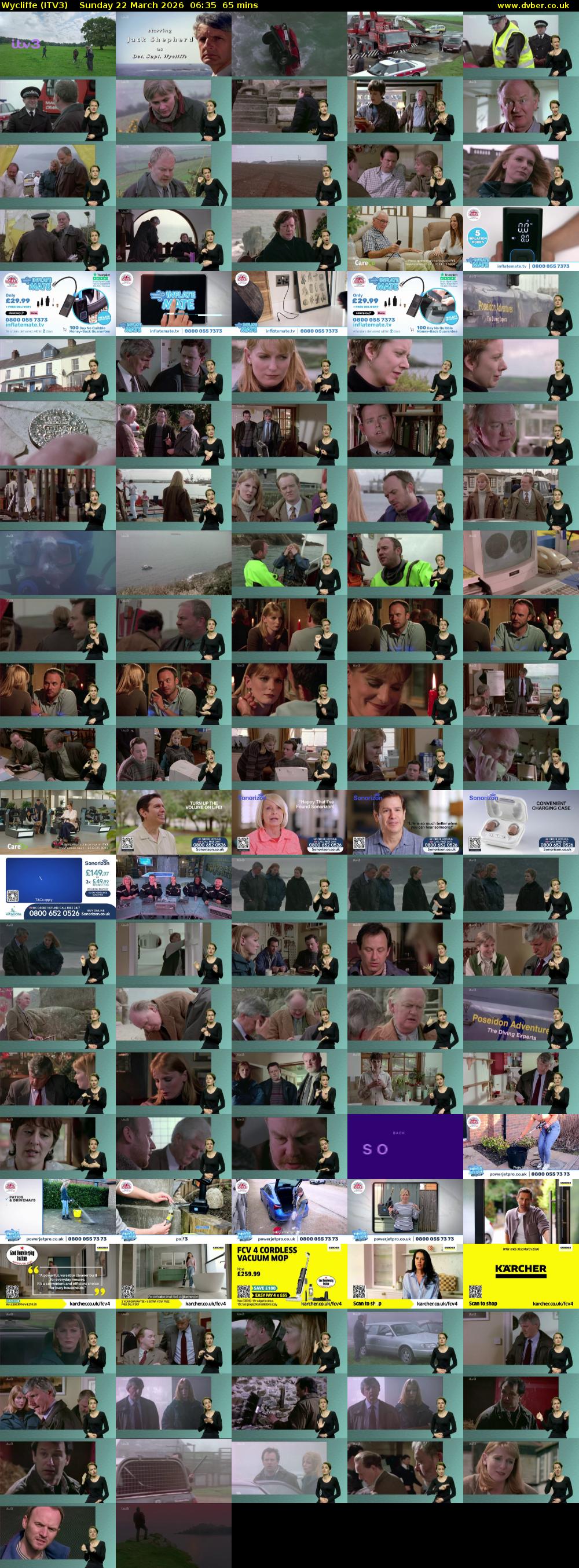 Wycliffe (ITV3) Sunday 22 March 2026 06:35 - 07:40
