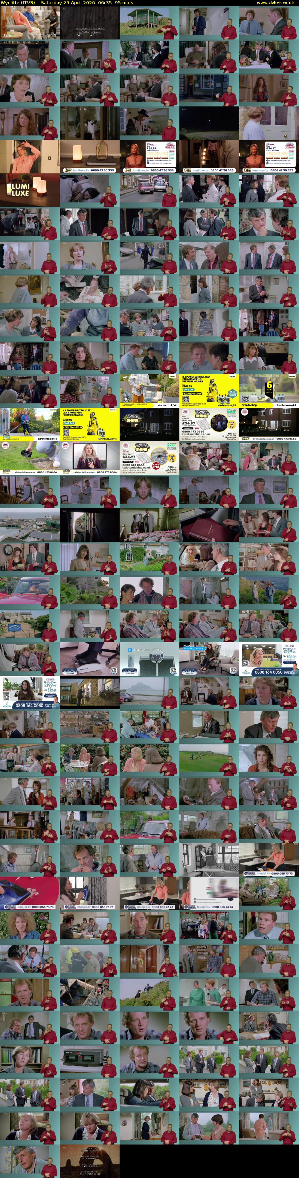 Wycliffe (ITV3) Saturday 25 April 2026 06:35 - 08:10