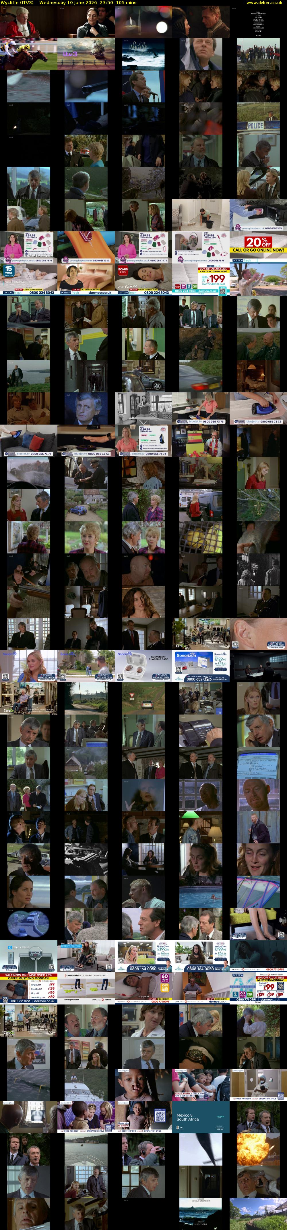 Wycliffe (ITV3) Wednesday 10 June 2026 23:50 - 01:35