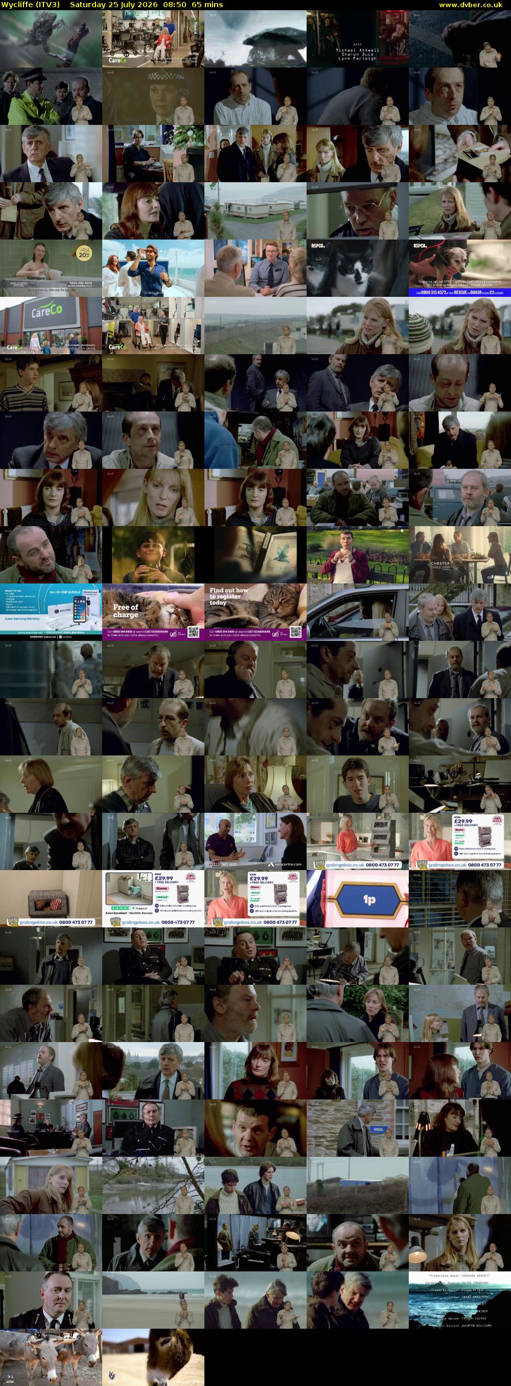 Wycliffe (ITV3) Saturday 25 July 2026 08:50 - 09:55