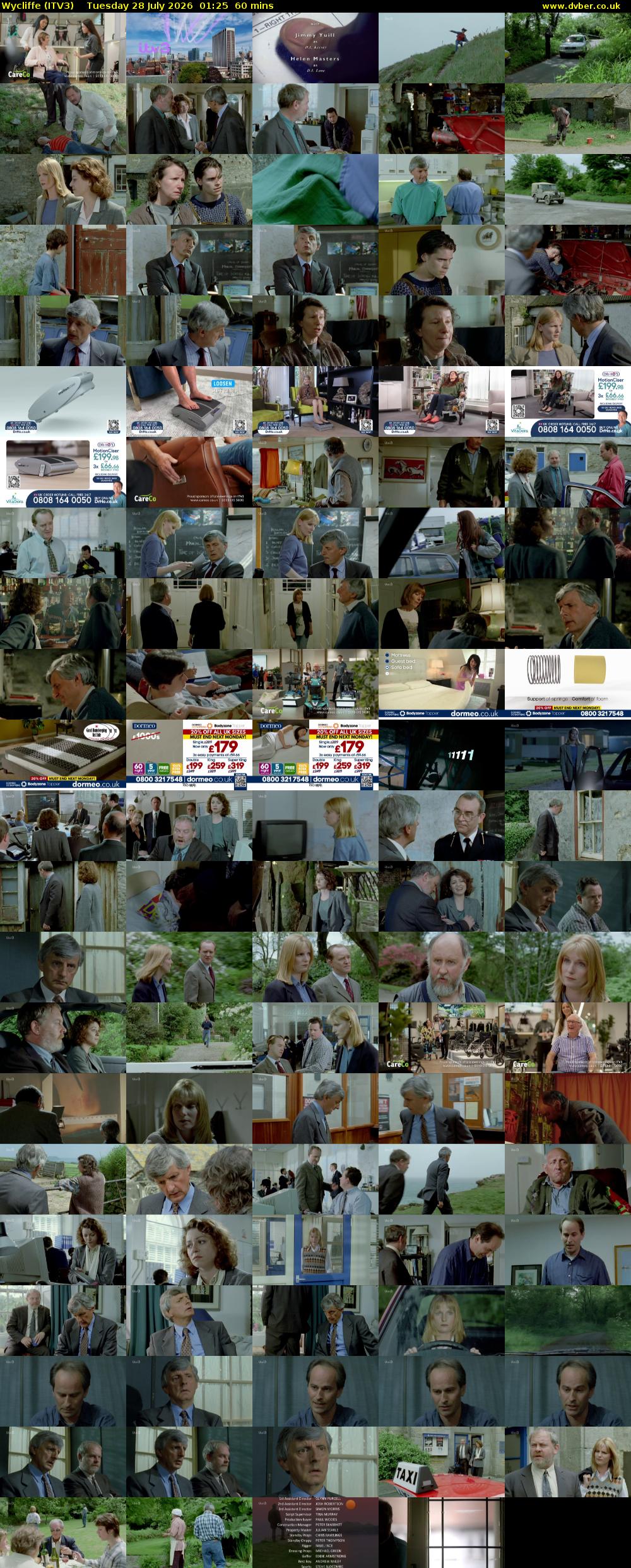 Wycliffe (ITV3) Tuesday 28 July 2026 01:25 - 02:25