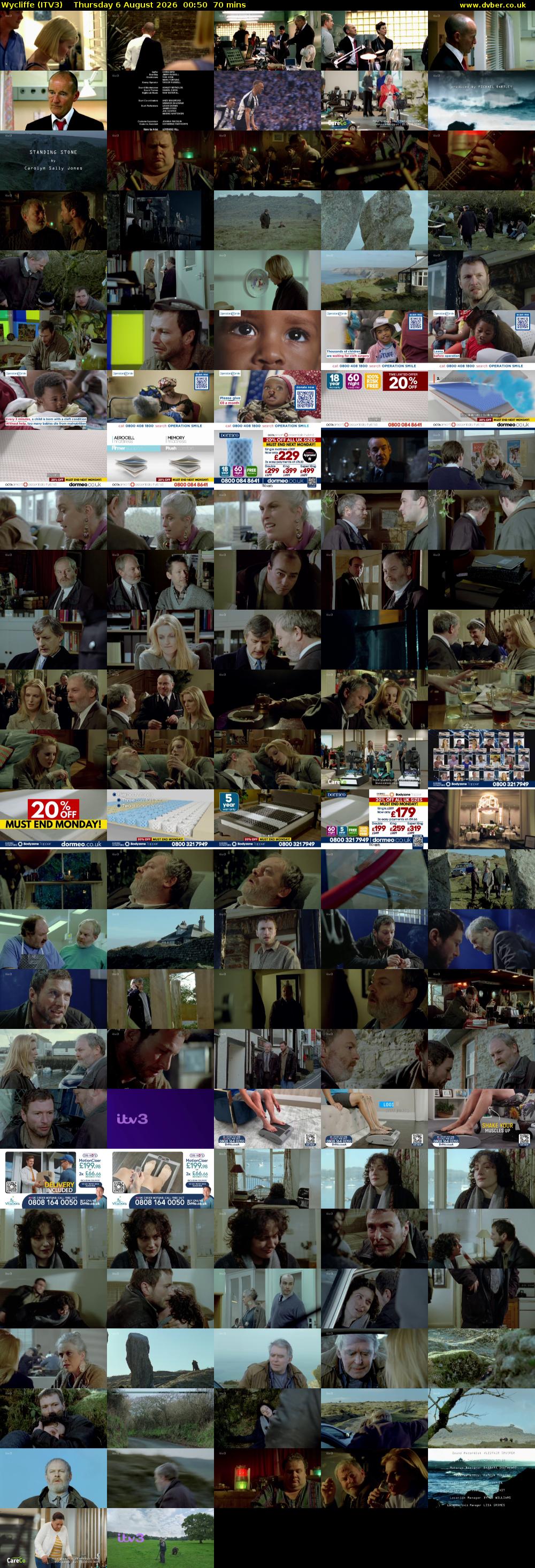 Wycliffe (ITV3) Thursday 6 August 2026 00:50 - 02:00