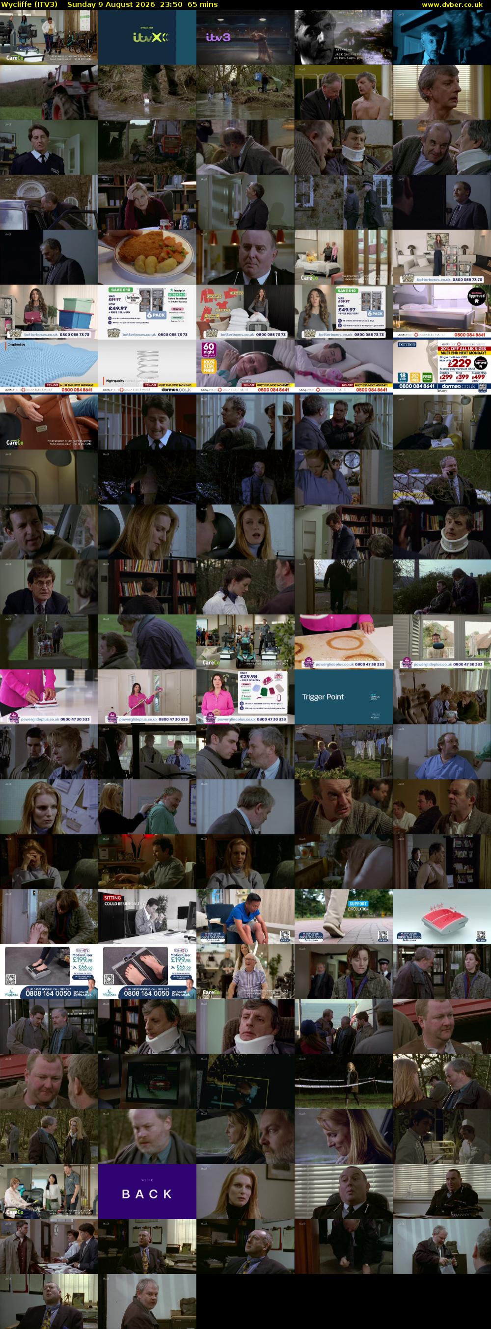 Wycliffe (ITV3) Sunday 9 August 2026 23:50 - 00:55