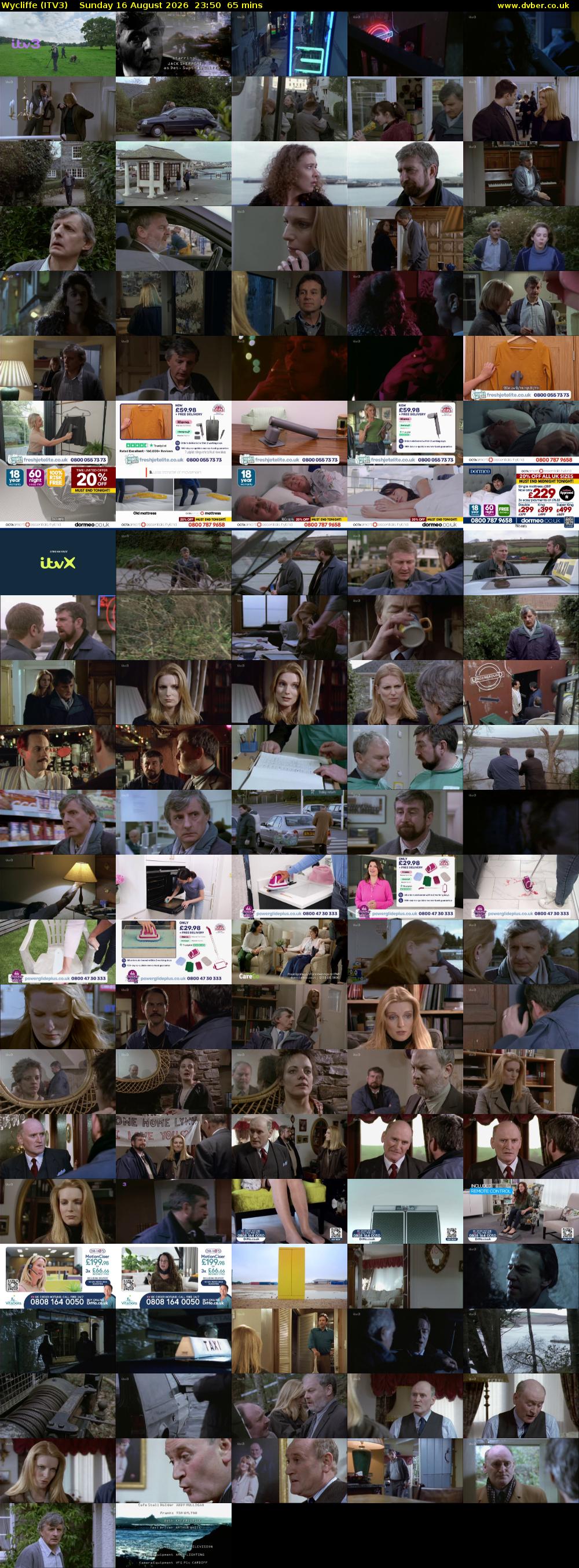 Wycliffe (ITV3) Sunday 16 August 2026 23:50 - 00:55