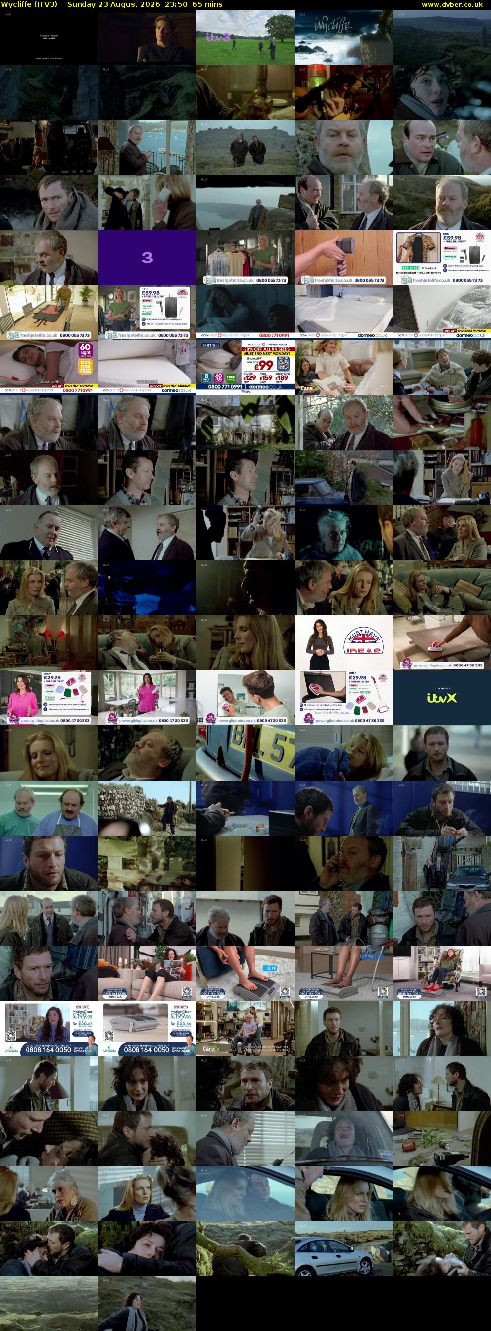 Wycliffe (ITV3) Sunday 23 August 2026 23:50 - 00:55