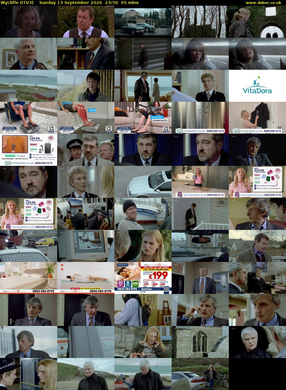 Wycliffe (ITV3) Sunday 13 September 2026 23:50 - 00:55