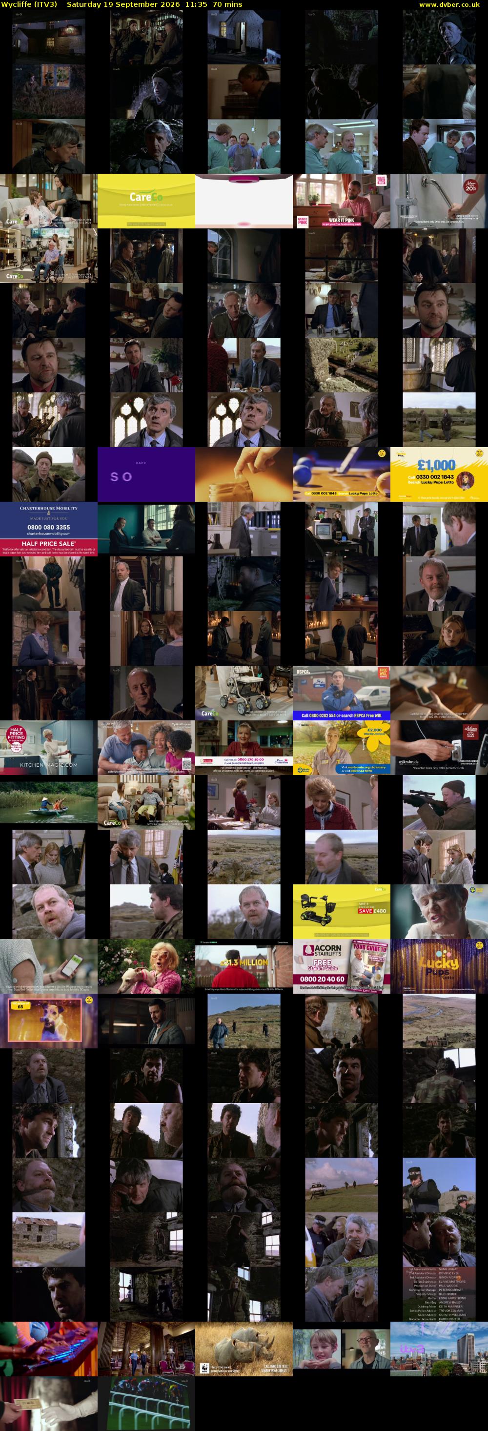 Wycliffe (ITV3) Saturday 19 September 2026 11:35 - 12:45
