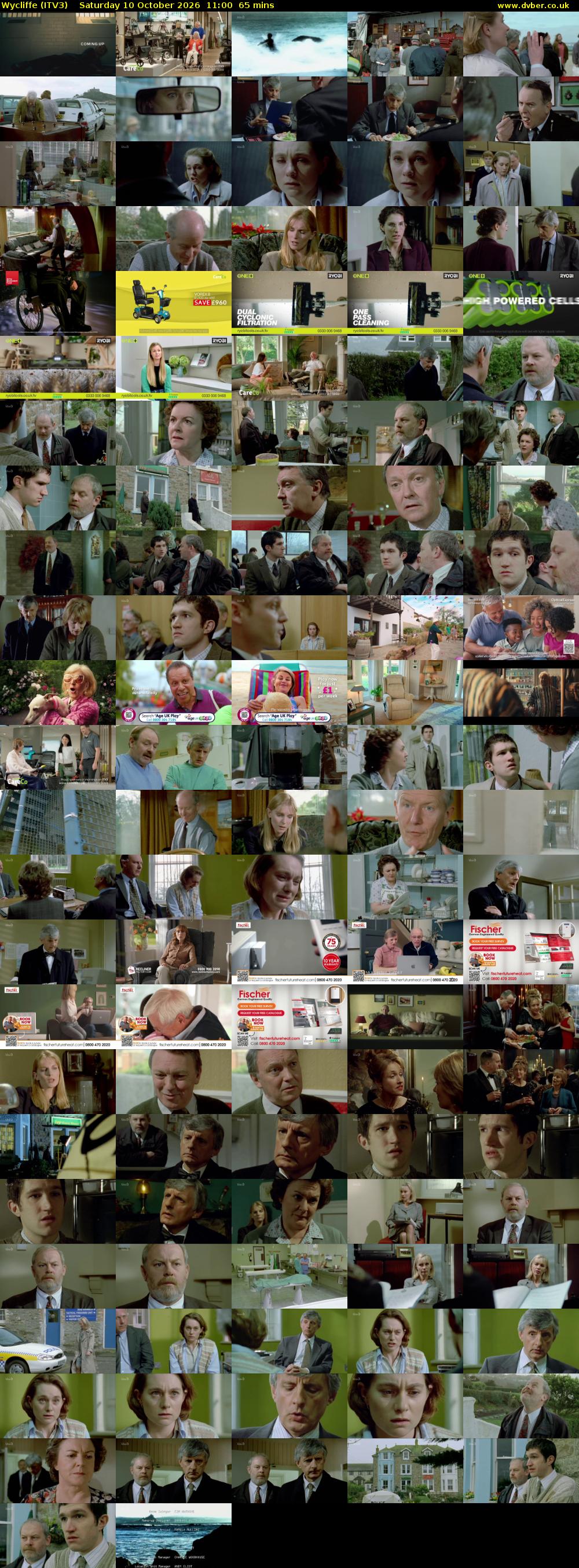 Wycliffe (ITV3) Saturday 10 October 2026 11:00 - 12:05