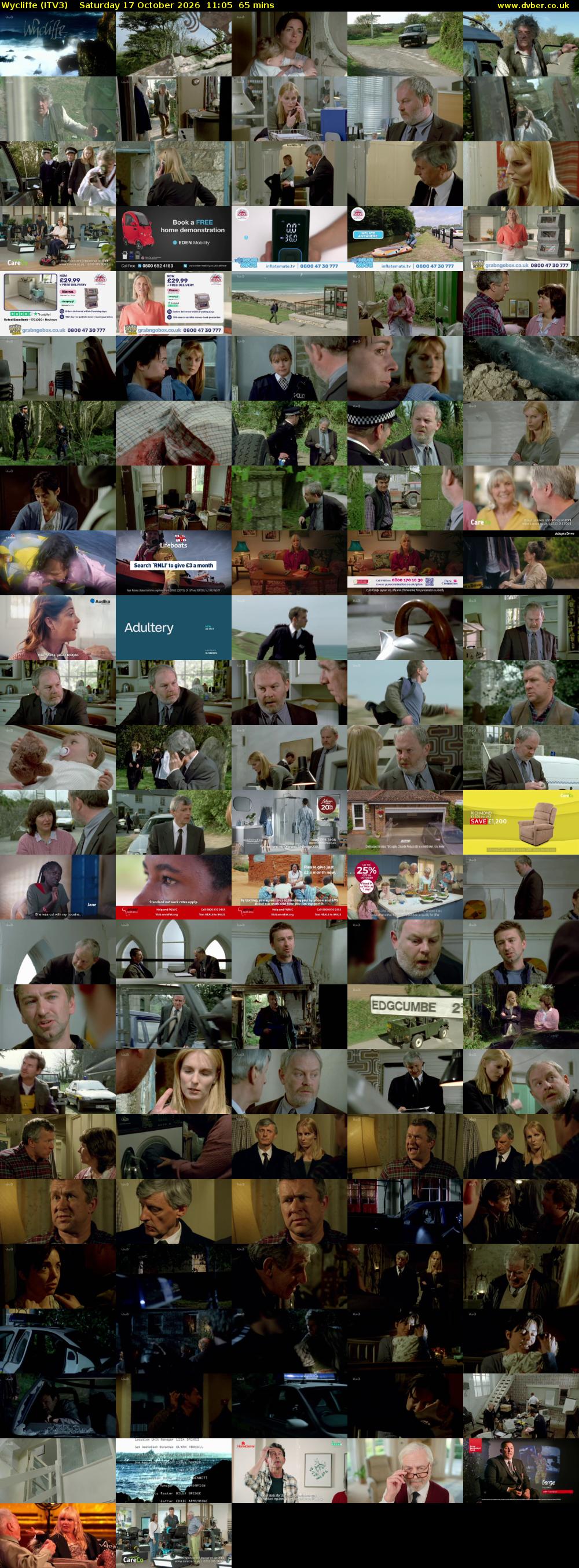 Wycliffe (ITV3) Saturday 17 October 2026 11:05 - 12:10