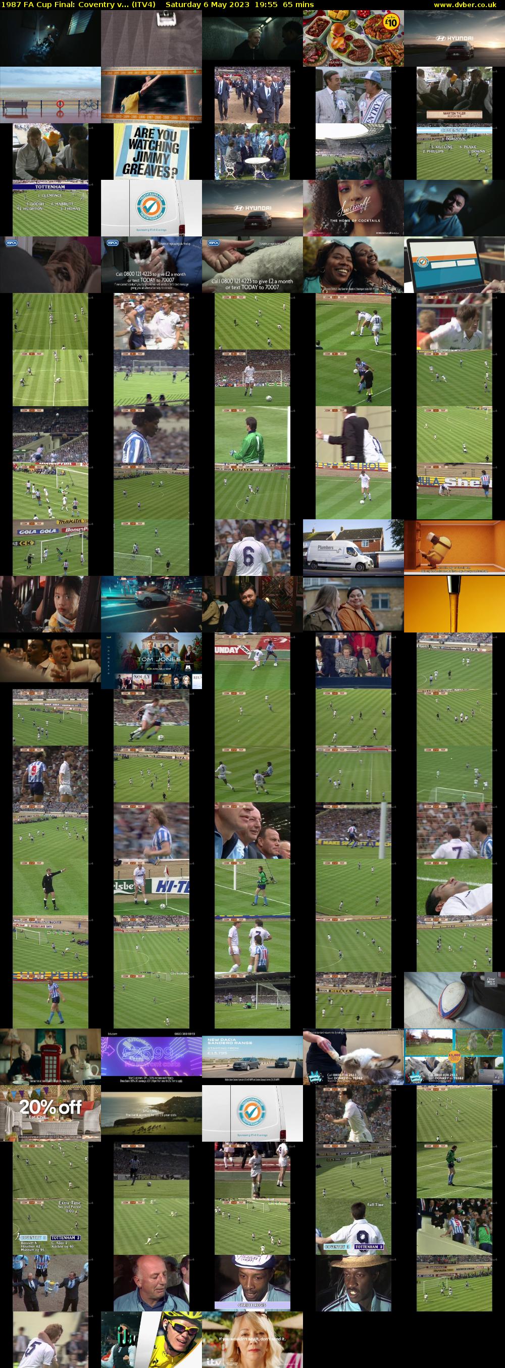 1987 FA Cup Final: Coventry v... (ITV4) Saturday 6 May 2023 19:55 - 21:00