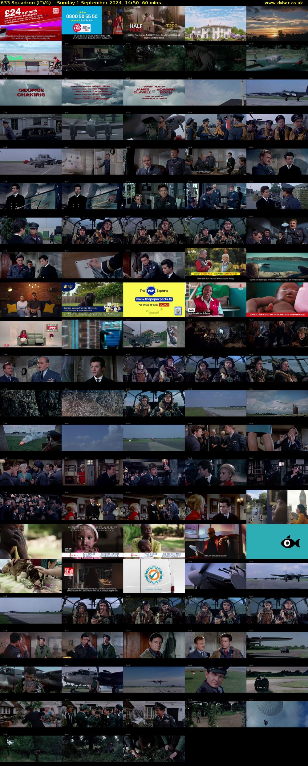 633 Squadron (ITV4) Sunday 1 September 2024 14:50 - 15:50