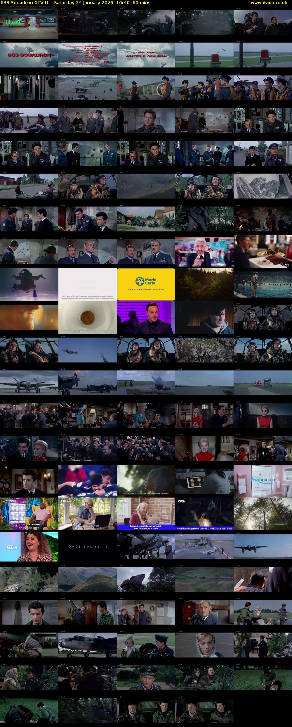 633 Squadron (ITV4) Saturday 24 January 2026 16:40 - 17:40