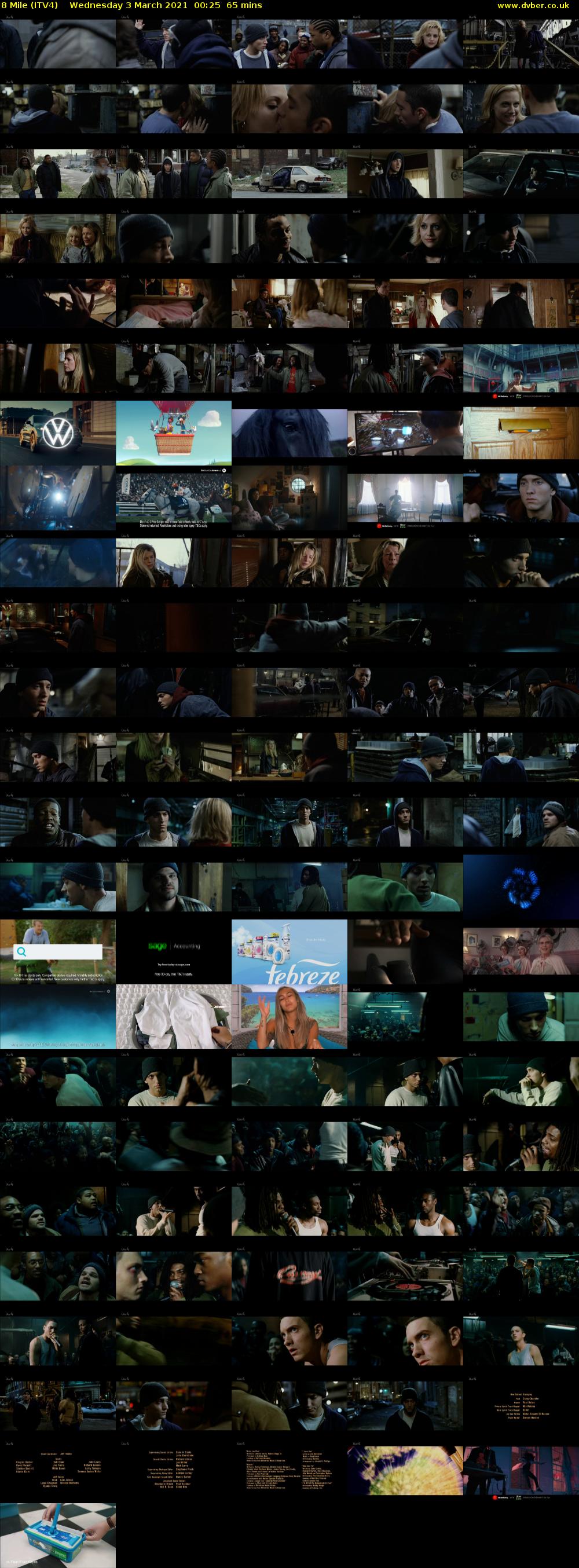 8 Mile (ITV4) Wednesday 3 March 2021 00:25 - 01:30