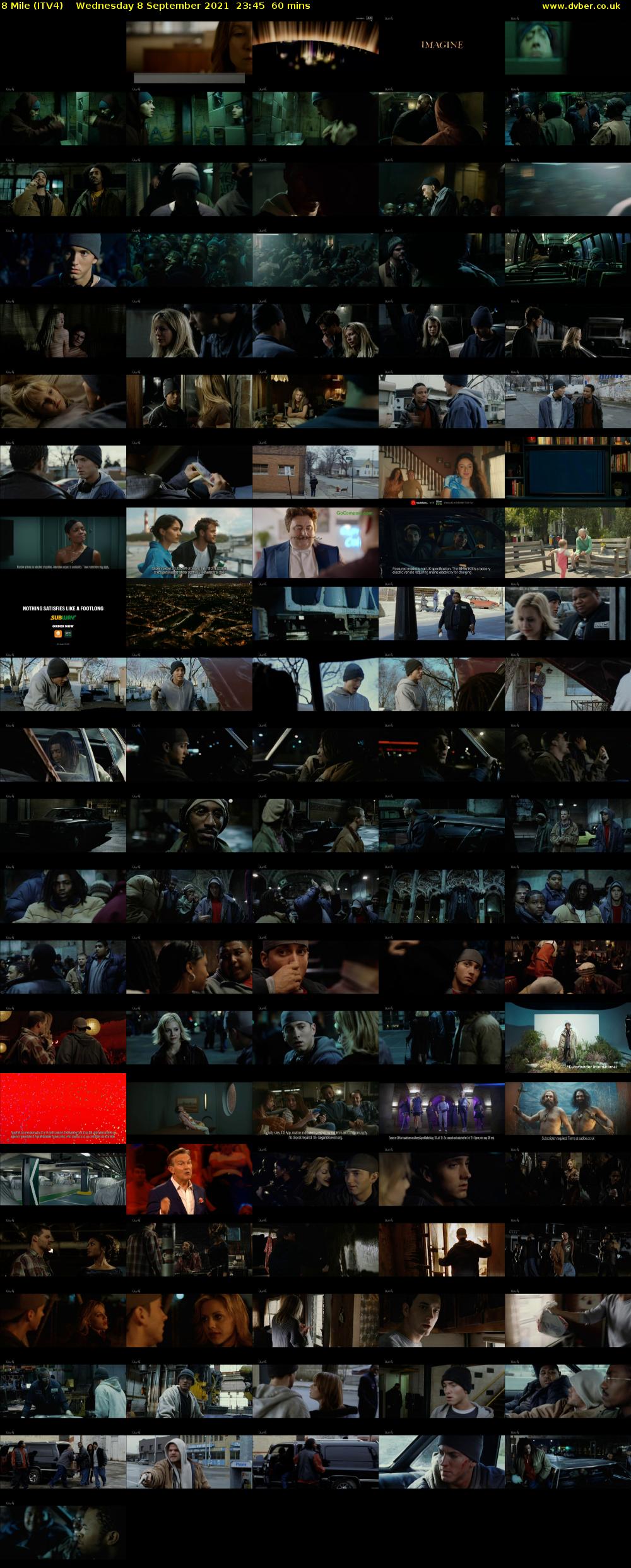 8 Mile (ITV4) Wednesday 8 September 2021 23:45 - 00:45
