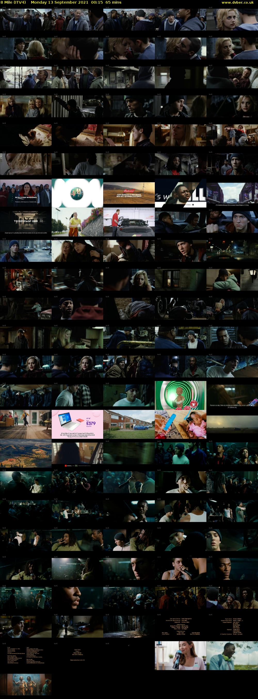 8 Mile (ITV4) Monday 13 September 2021 00:15 - 01:20