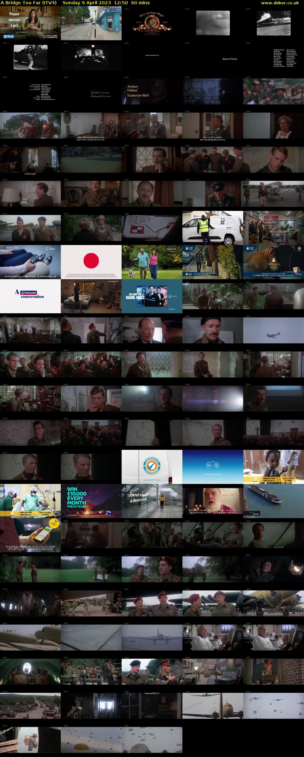 A Bridge Too Far (ITV4) Sunday 9 April 2023 12:50 - 13:50