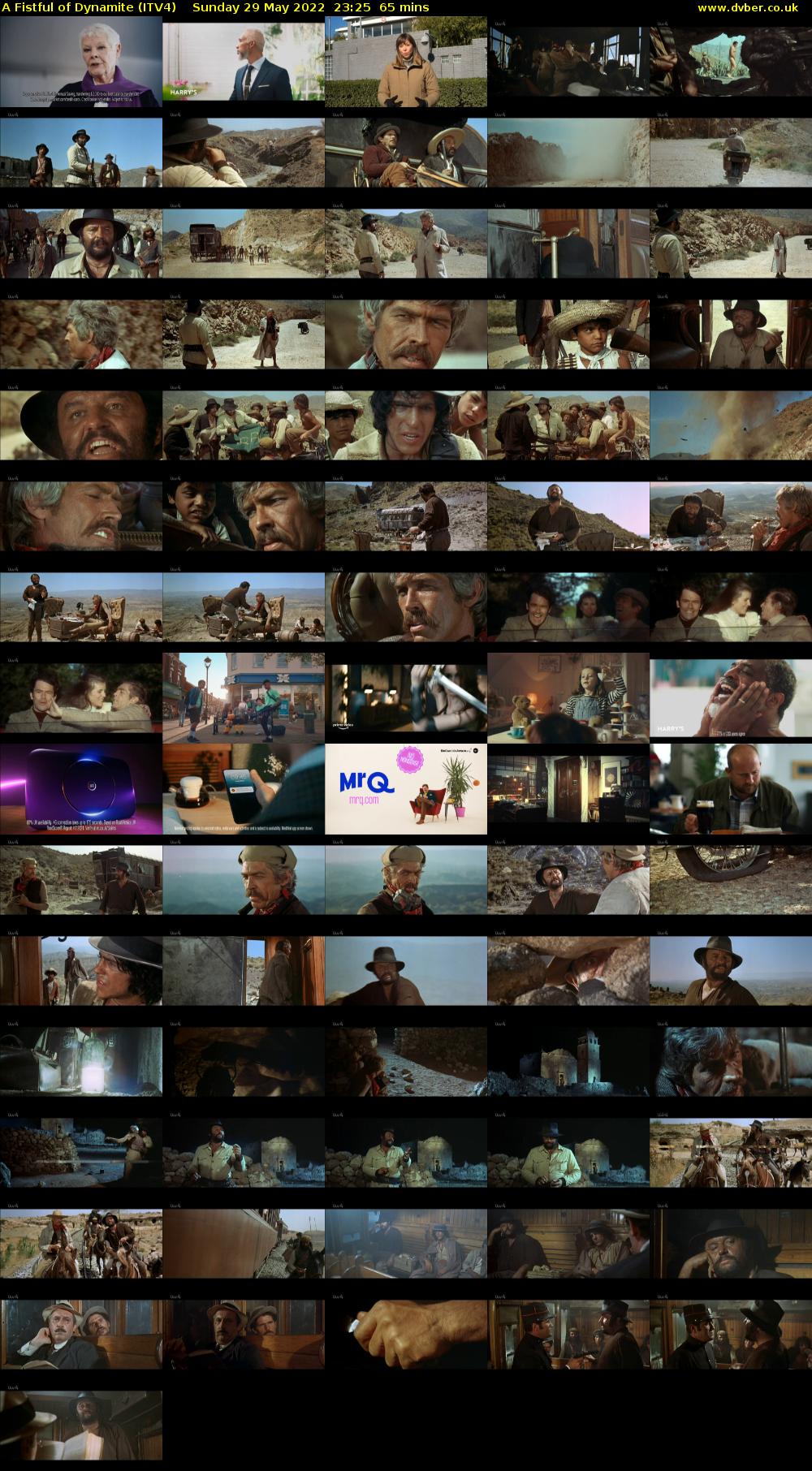 A Fistful of Dynamite (ITV4) Sunday 29 May 2022 23:25 - 00:30