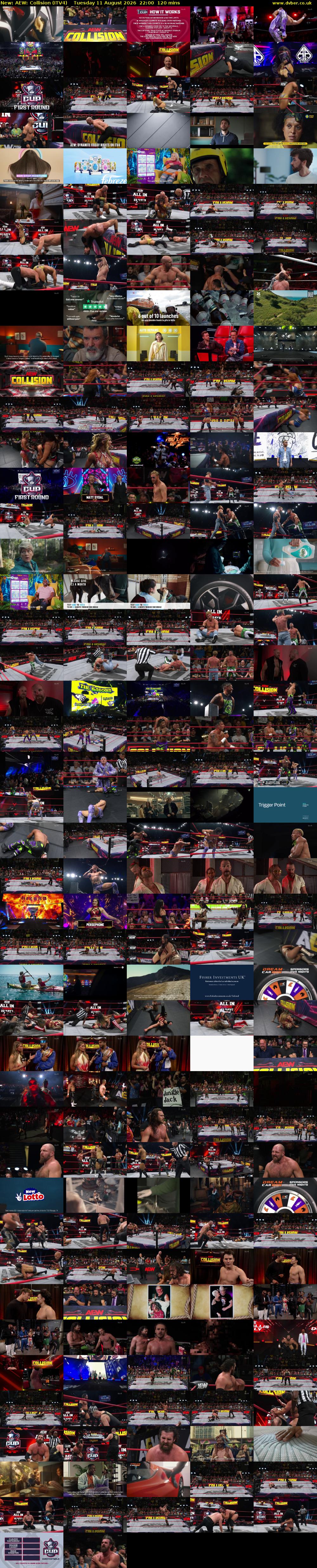 AEW: Collision (ITV4) Tuesday 11 August 2026 22:00 - 00:00