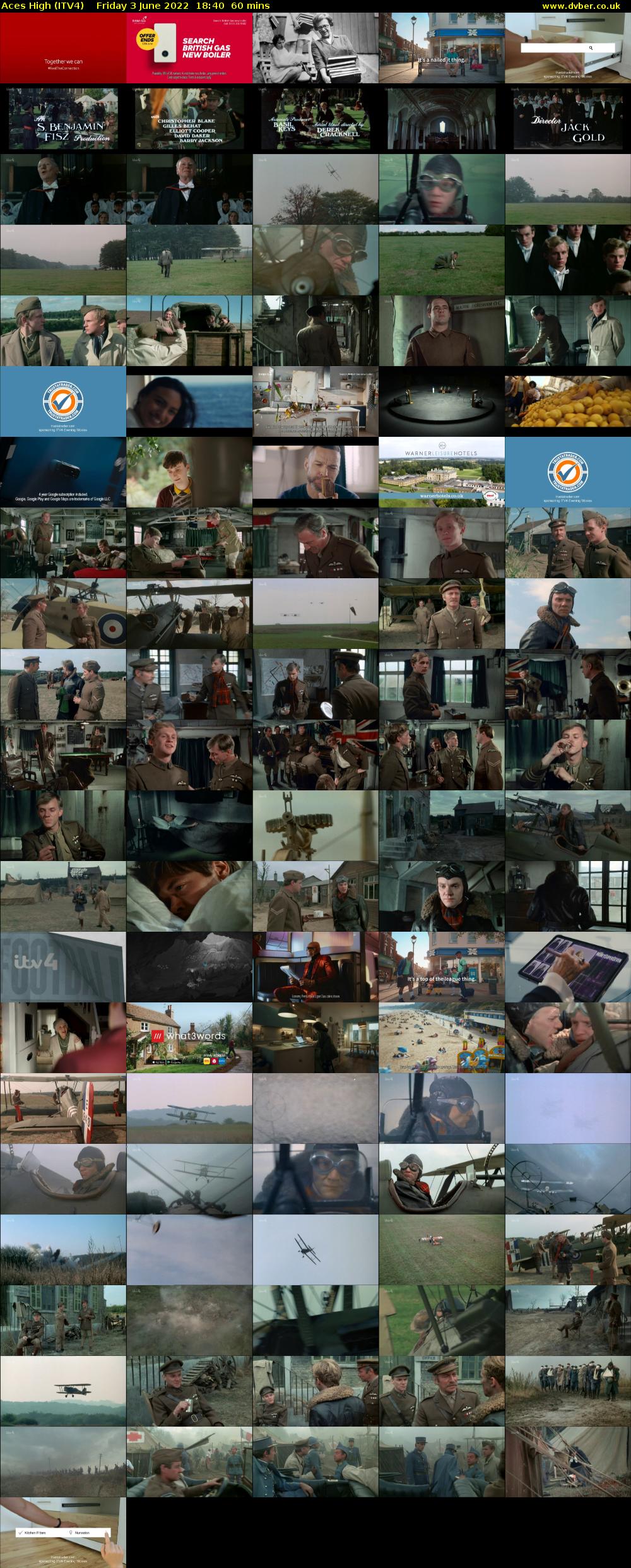 Aces High (ITV4) Friday 3 June 2022 18:40 - 19:40
