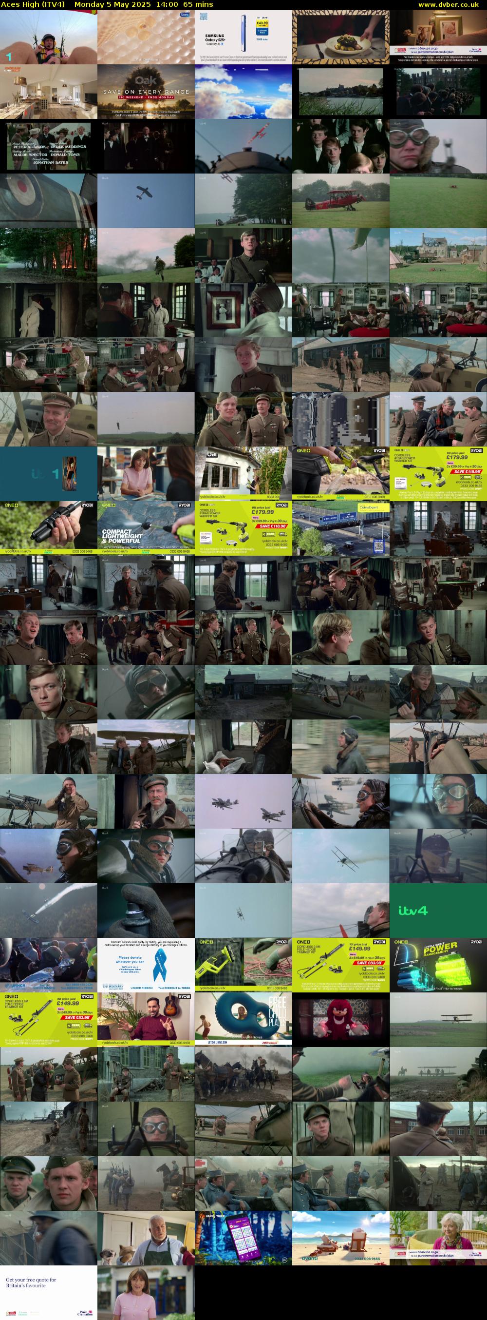 Aces High (ITV4) Monday 5 May 2025 14:00 - 15:05