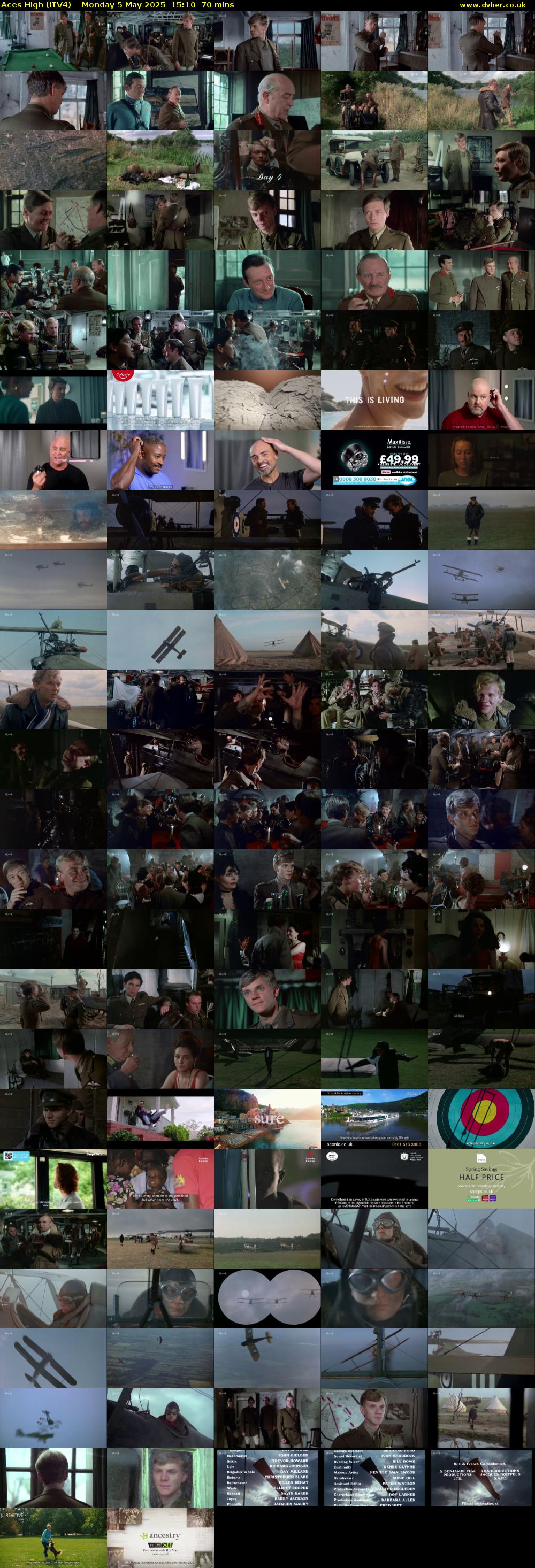 Aces High (ITV4) Monday 5 May 2025 15:10 - 16:20
