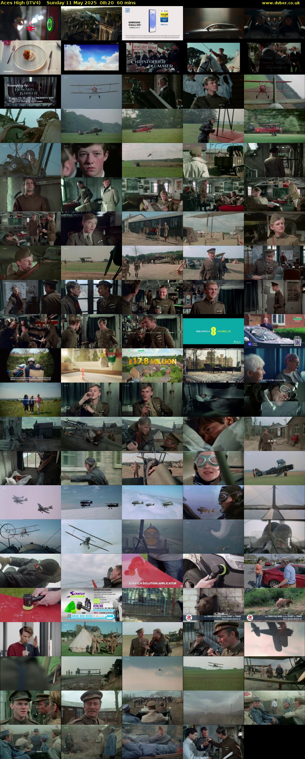 Aces High (ITV4) Sunday 11 May 2025 08:20 - 09:20