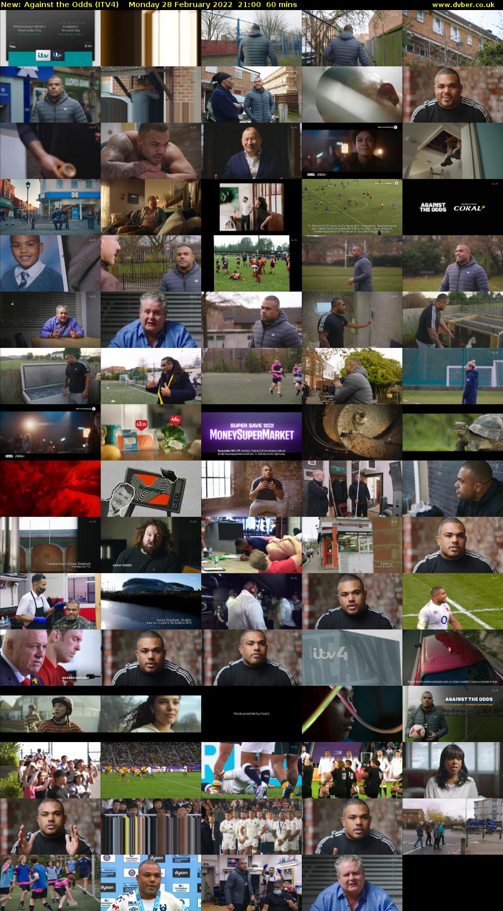 Against the Odds (ITV4) Monday 28 February 2022 21:00 - 22:00