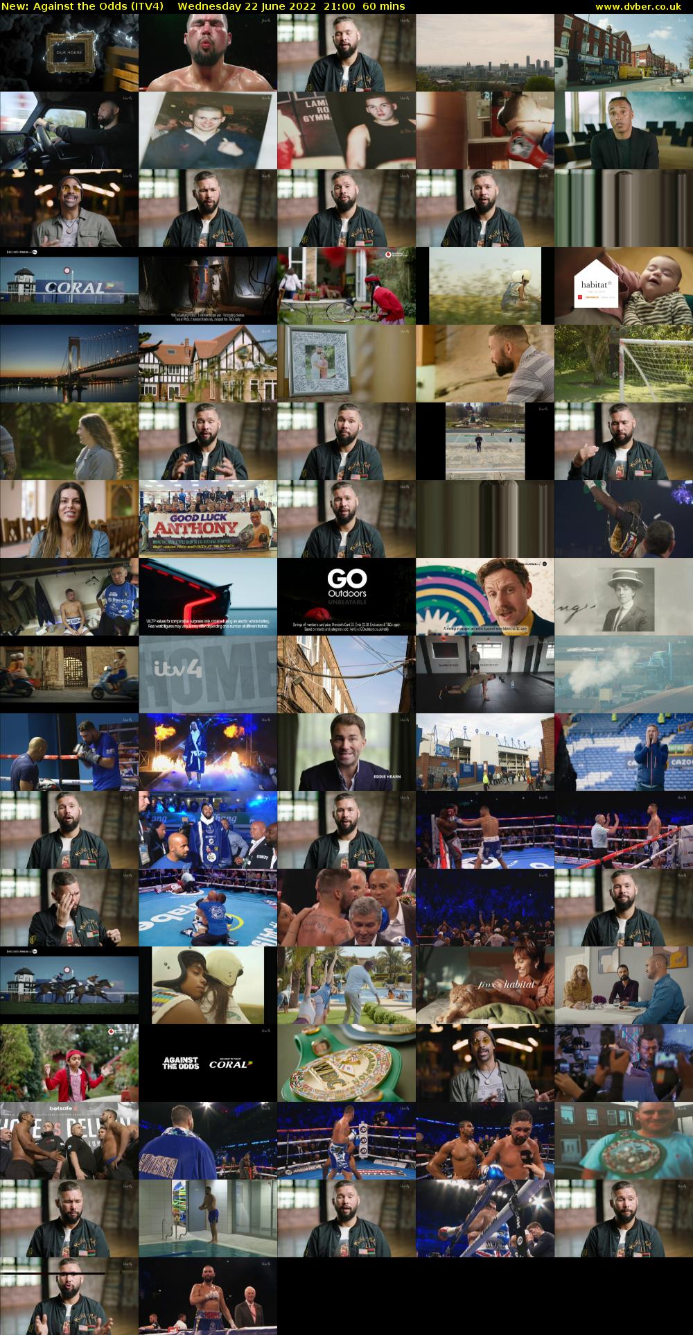 Against the Odds (ITV4) Wednesday 22 June 2022 21:00 - 22:00