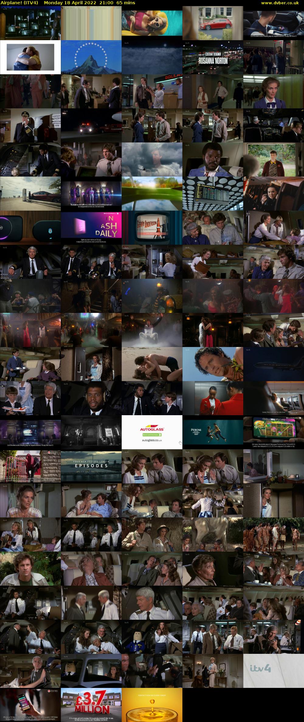 Airplane! (ITV4) Monday 18 April 2022 21:00 - 22:05