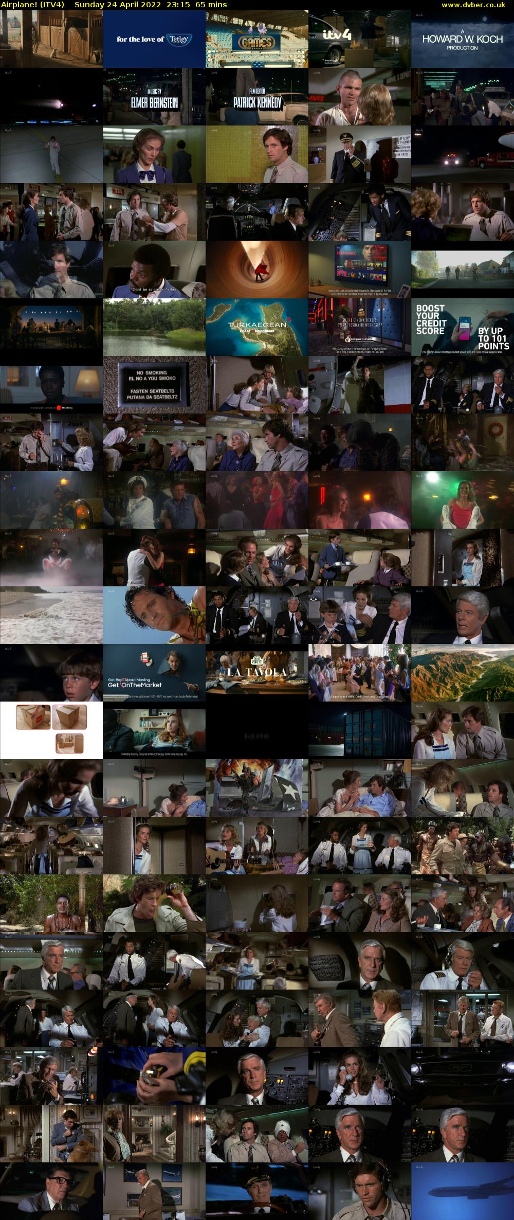 Airplane! (ITV4) Sunday 24 April 2022 23:15 - 00:20