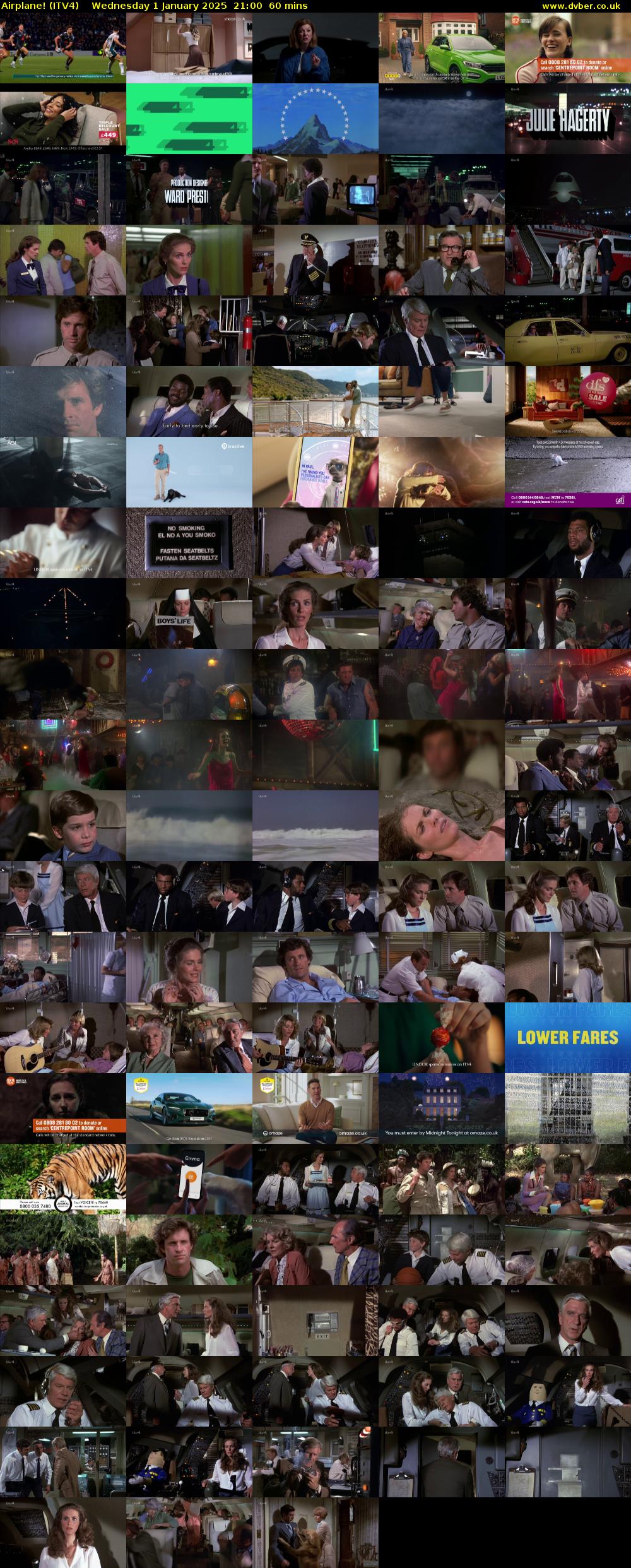 Airplane! (ITV4) Wednesday 1 January 2025 21:00 - 22:00