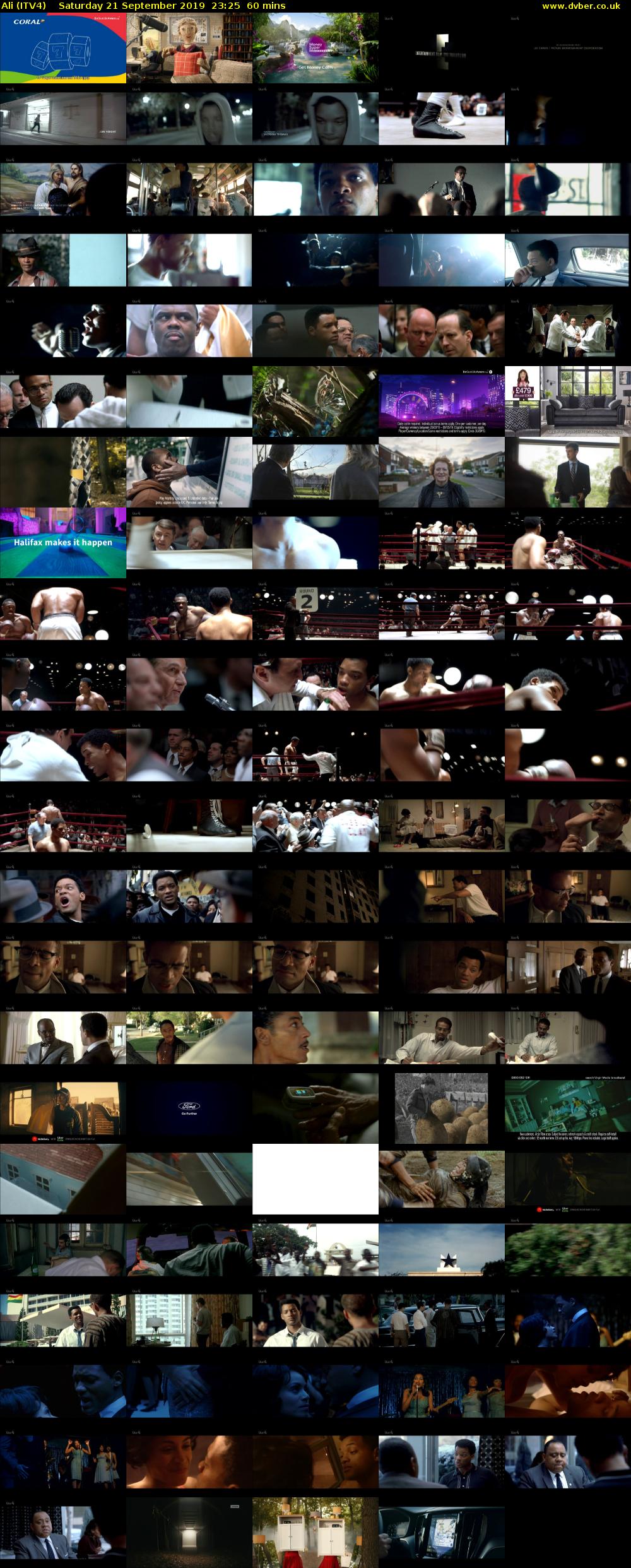 Ali (ITV4) Saturday 21 September 2019 23:25 - 00:25