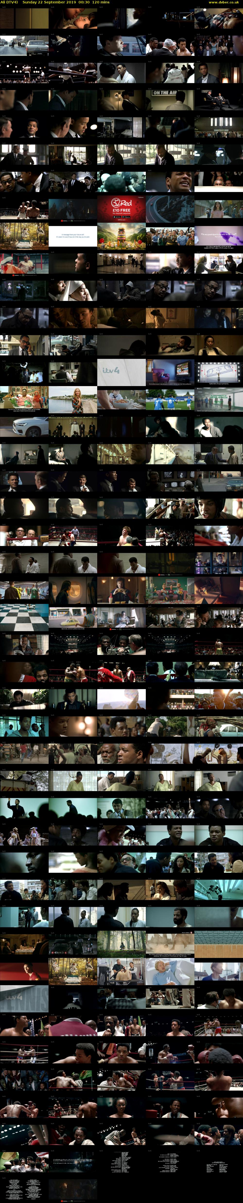 Ali (ITV4) Sunday 22 September 2019 00:30 - 02:30