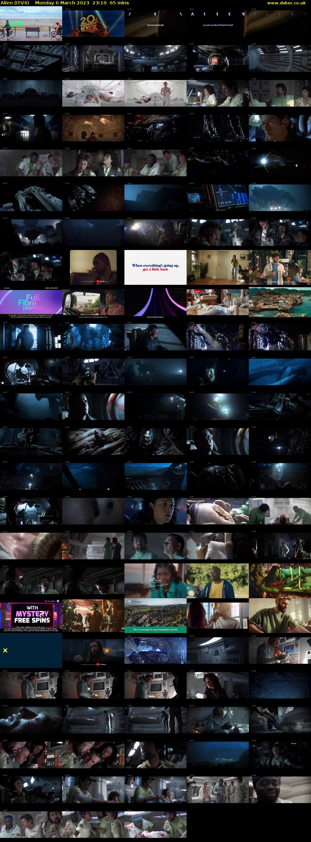 Alien (ITV4) Monday 6 March 2023 23:10 - 00:15