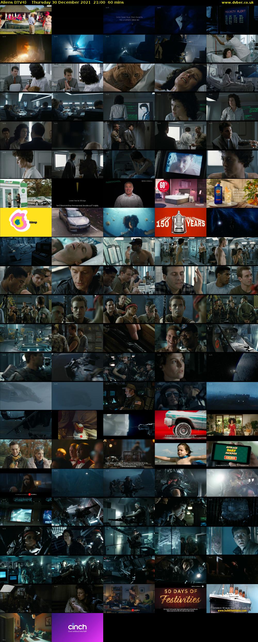 Aliens (ITV4) Thursday 30 December 2021 21:00 - 22:00